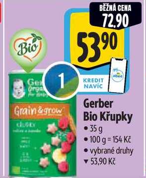 Gerber Bio Křupky, 35 g 
