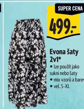 Evona šaty 2v1* 