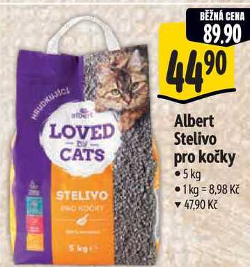 Albert Stelivo pro kočky, 5 kg