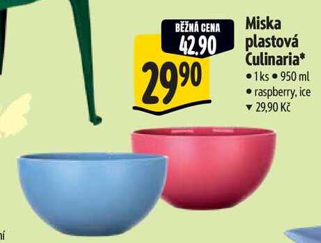 Miska plastová Culinaria* 