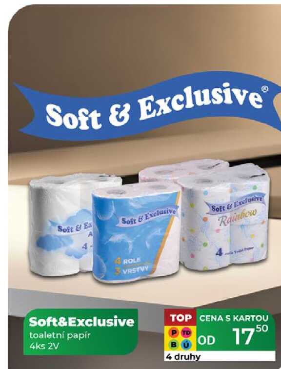 Soft&Exclusive toaletní papír 4ks 2V T