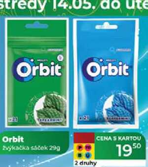 Orbit žvýkačka sáček 29g