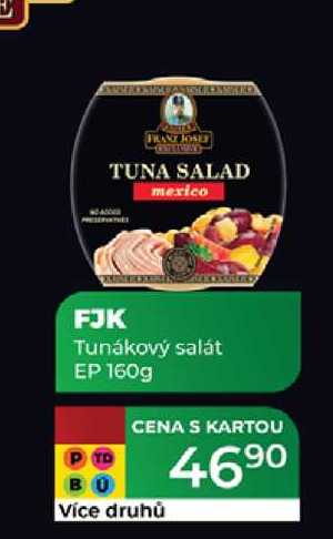 Kaiser Franz Josef tuňákový salát 160g, vybrané druhy