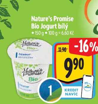   Nature's Promise Bio Jogurt bílý 150 g 