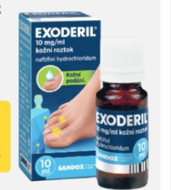 EXODERIL® 10 mg/ml kožní roztok 10 ml