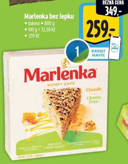 Marlenka bez lepku, 800 g