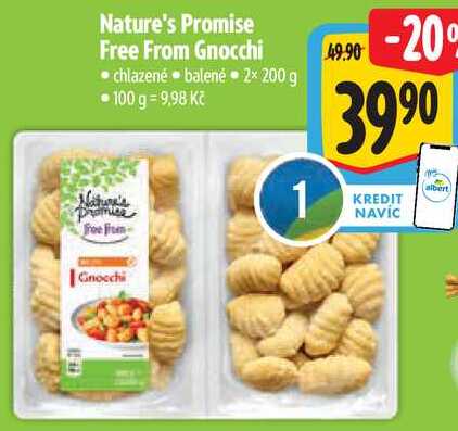 Nature's Promise Free From Gnocchi, 2x 200 g