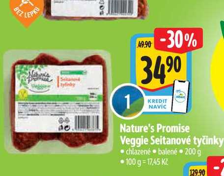   Nature's Promise Veggie Seitanové tyčinky 200 g