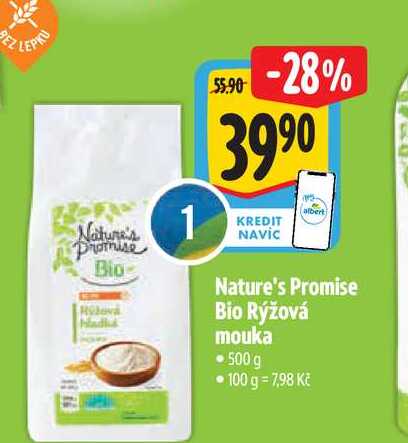   Nature's Promise Bio Rýžová mouka 500 g 
