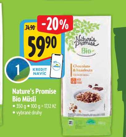   Nature's Promise Bio Müsli  350 g 