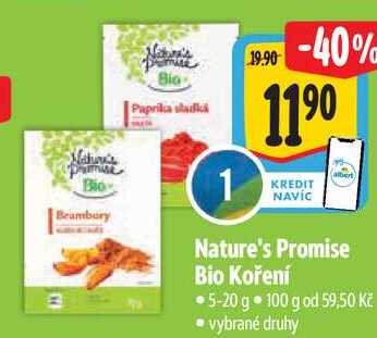 Nature's Promise Bio Koření, 5-20 g