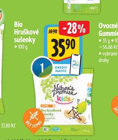 Bio Hruškové sušenky 100 g 