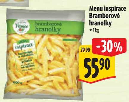 Menu inspirace Bramborové hranolky, 1 kg