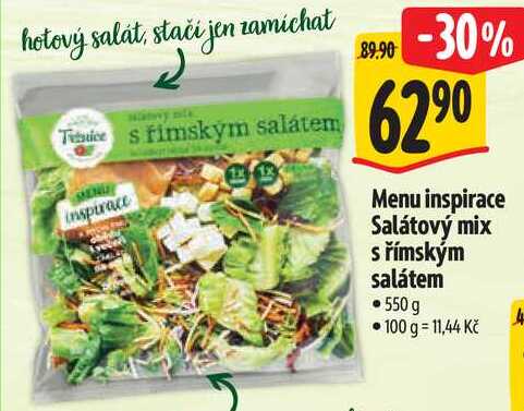 Menu inspirace Salátový mix s římským salátem, 550 g