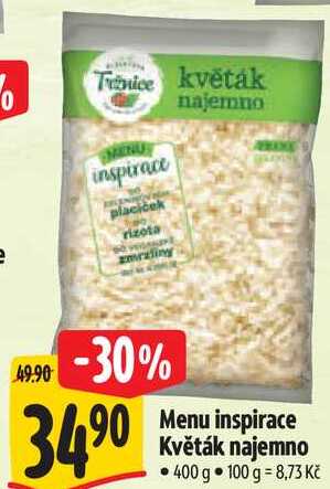 Menu inspirace Květák najemno, 400 g 