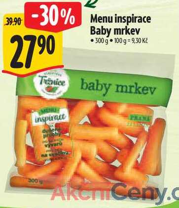 Menu inspirace Baby mrkev, 300 g 