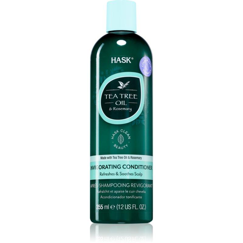 HASK Tea Tree Oil & Rosemary osvěžující kondicionér pro suchou a svědící pokožku hlavy 355 ml