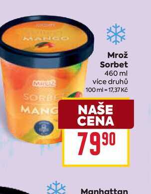 Mrož Sorbet 460 ml  