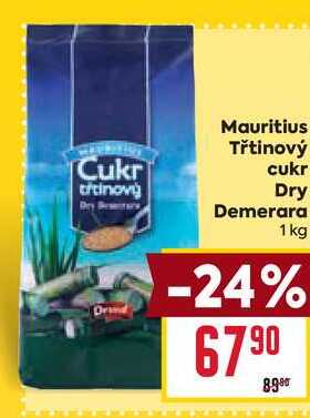 Mauritius Třtinový cukr Dry Demerara 1 kg