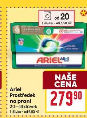 Ariel Prostředek na praní 20-43 dávek 