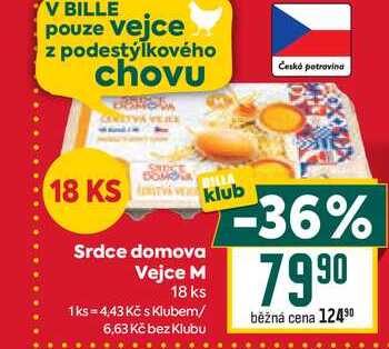 Srdce domova Vejce M 18 ks 