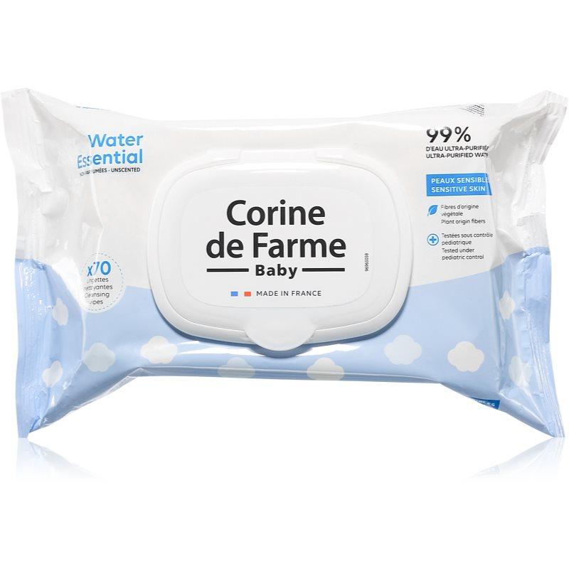 Corine de farme Water Wipes dětské jemné vlhčené ubrousky 70 ks