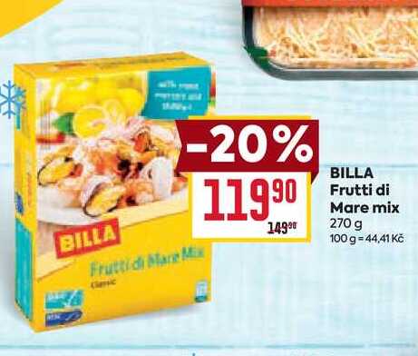 BILLA Frutti di Mare mix 270 g