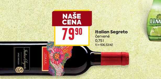 Italian Segreto červené 0,75l