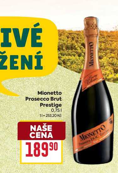 Mionetto Prosecco Brut Prestige 0,75l