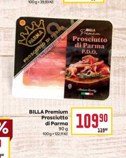 BILLA Premium Prosciutto di Parma 90 g 