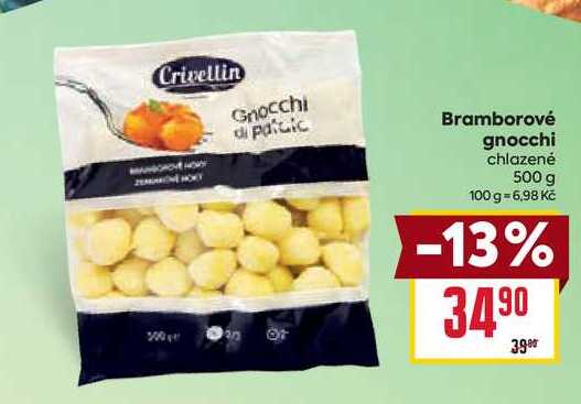 Bramborové gnocchi chlazené 500 g 