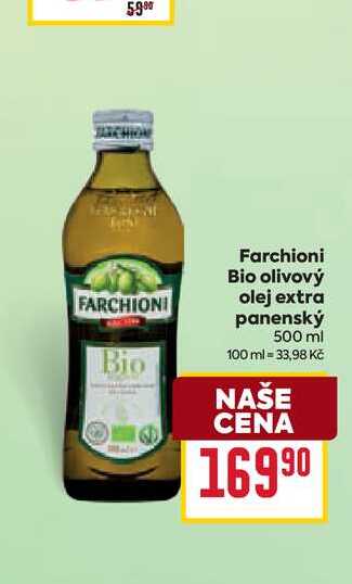 Farchioni Bio olivový olej extra panenský 500 ml 