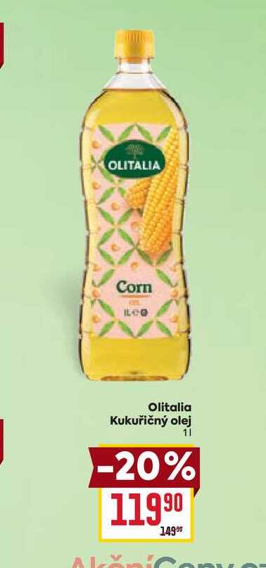 Olitalia Kukuřičný olej 1l