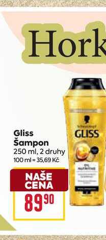 Gliss Šampon 250 ml