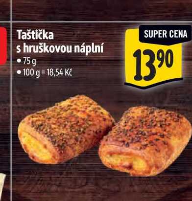 Taštička s hruškovou náplní 75g  