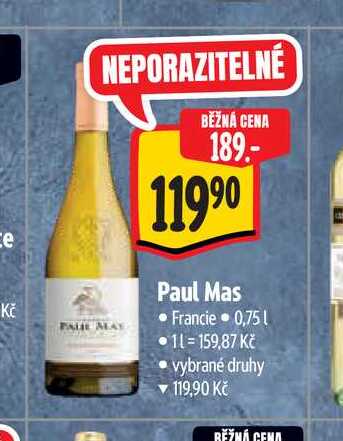   Paul Mas 0,75 l