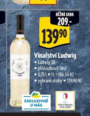  Vinařství Ludwig 0,75 l