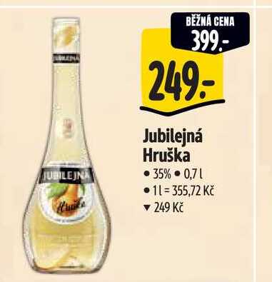 Jubilejná Hruška 0,7 l