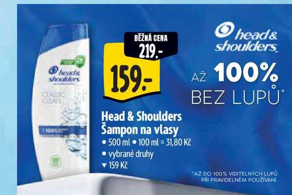  Head & Shoulders Šampon na vlasy  500 ml  
