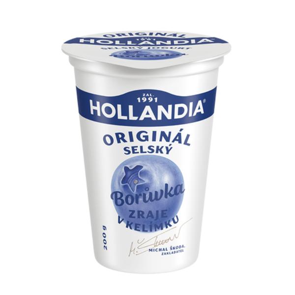 Hollandia Selský jogurt borůvka