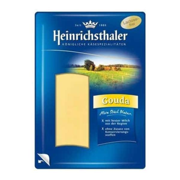 Heinrichsthaler Gouda plátky 48% bez laktózy