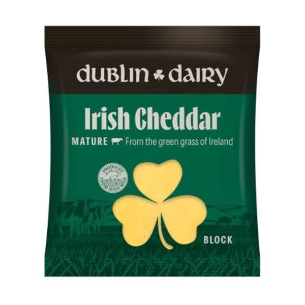 Dublin Dairy Cheddar White Mature, bloček