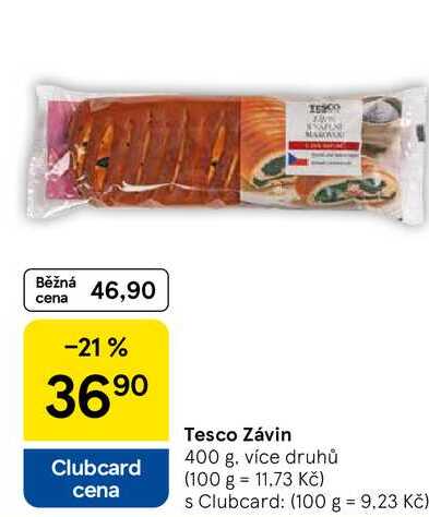 Tesco Závin, 400 g 