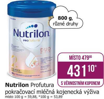 Nutrilon Profutura pokračovací mléčná kojenecká výživa 800g