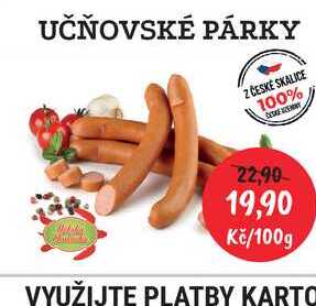 UČŇOVSKÉ PÁRKY 100g