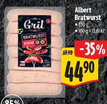 Albert Bratwurst, 330 g