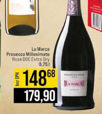 La Marca Prosecco Millesimato Rose DOC Extra Dry 0.75l