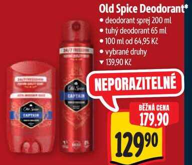 Old Spice Deodorant, 200 ml