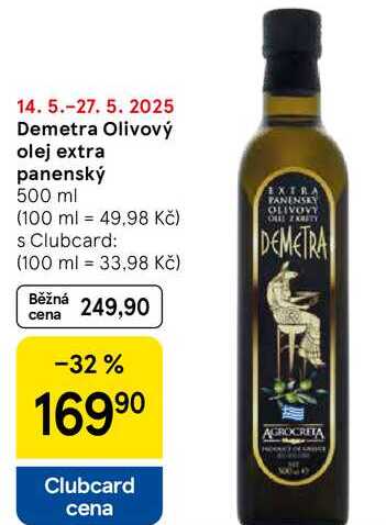 Demetra Olivový olej extra panenský, 500 ml 