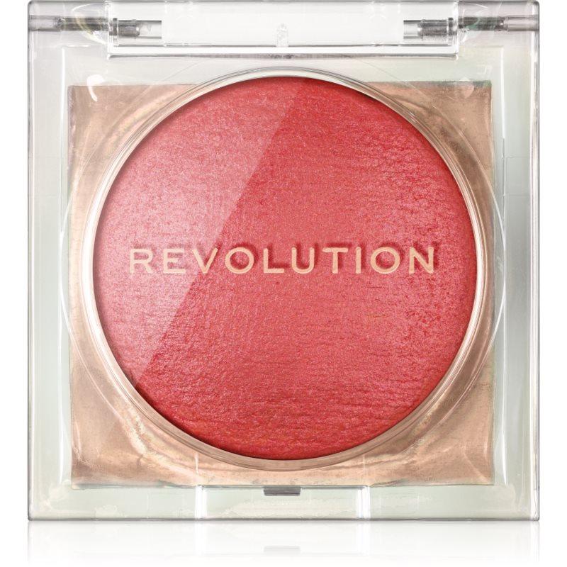 Makeup Revolution Beam Bright Blush rozjasňující tvářenka odstín Peach Pop 2.8 g